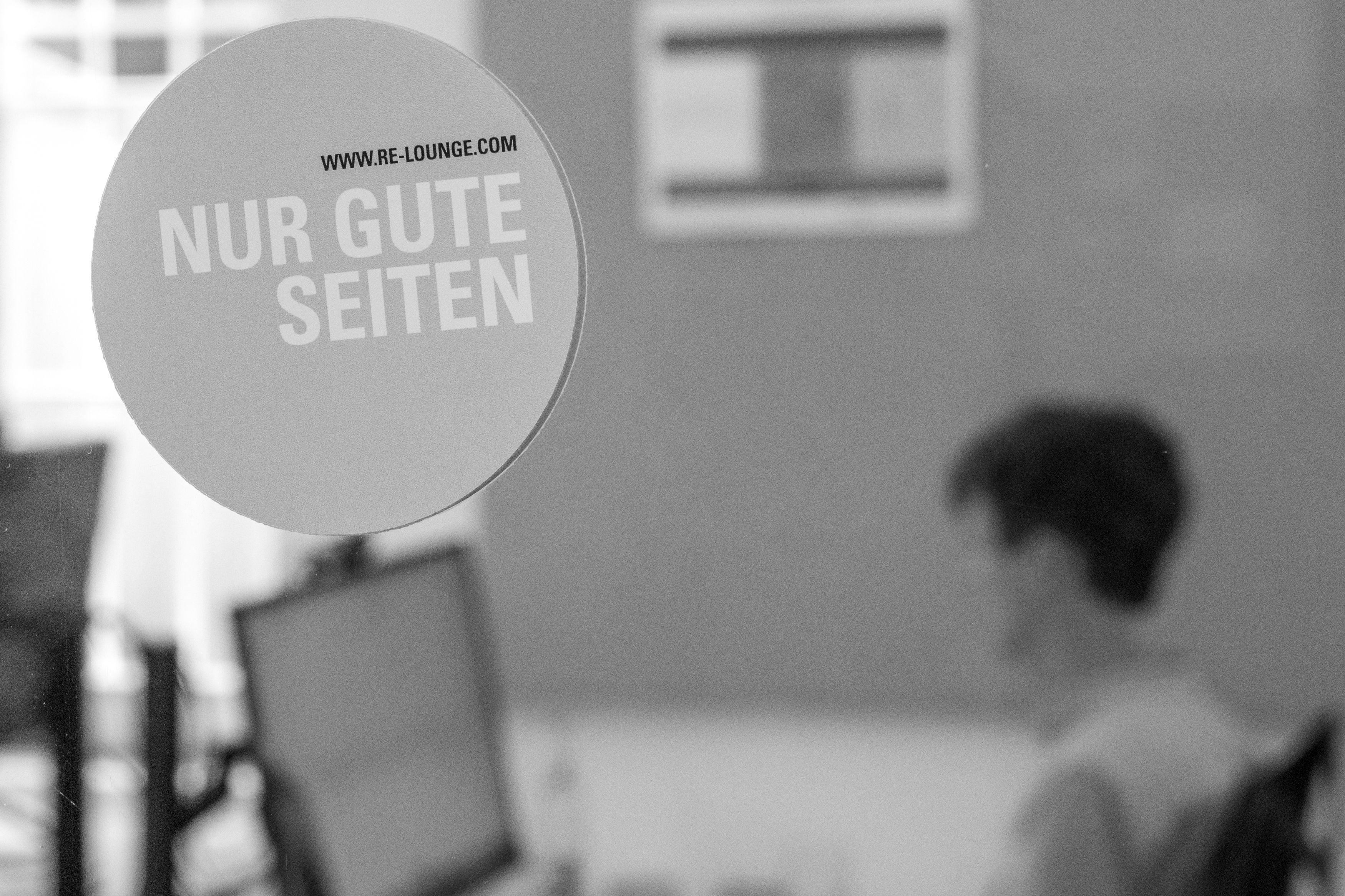 Sticker mit Aufschrift Nur gute Seiten