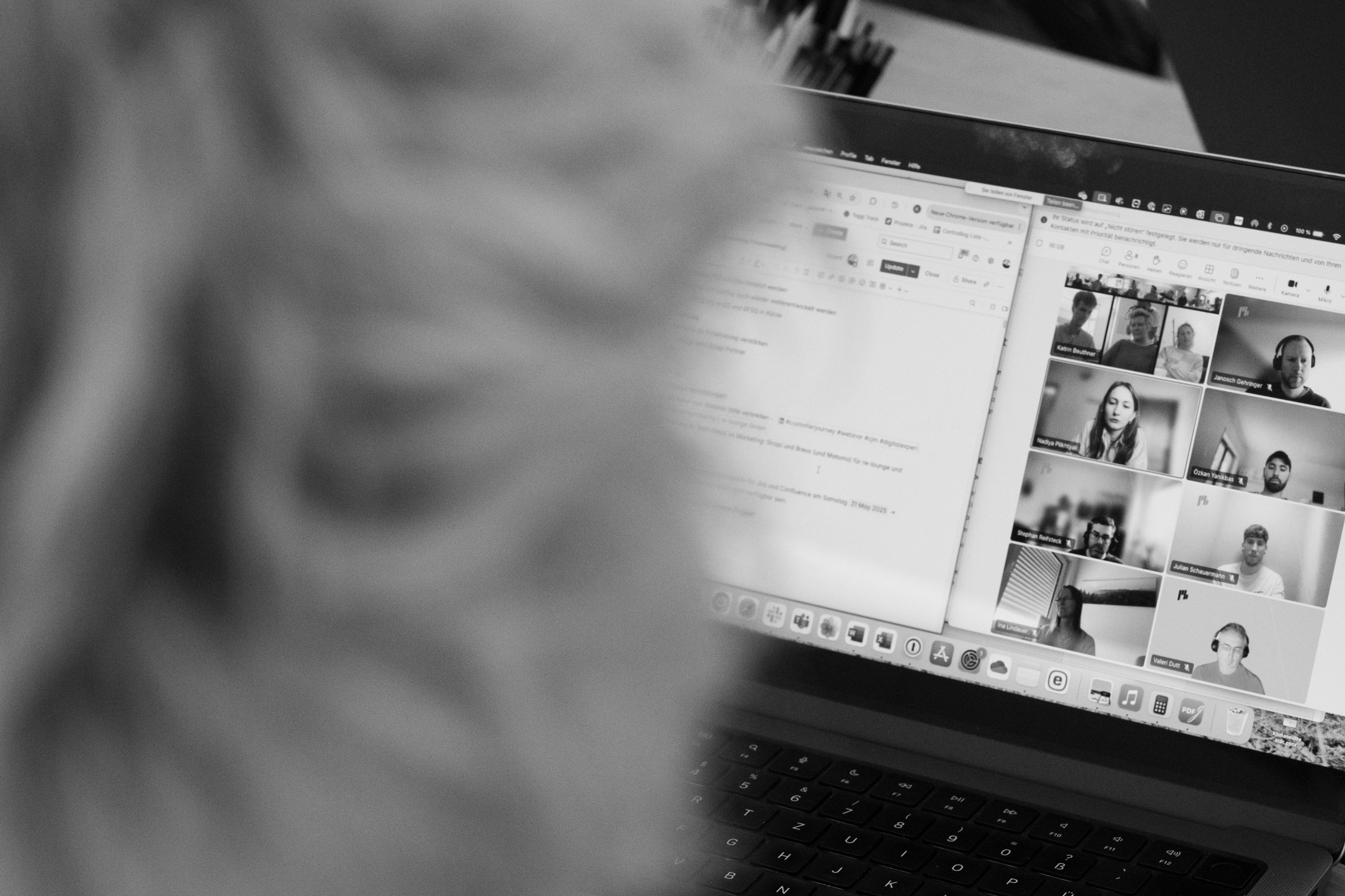 Digitale Zusammenarbeit über Videocall