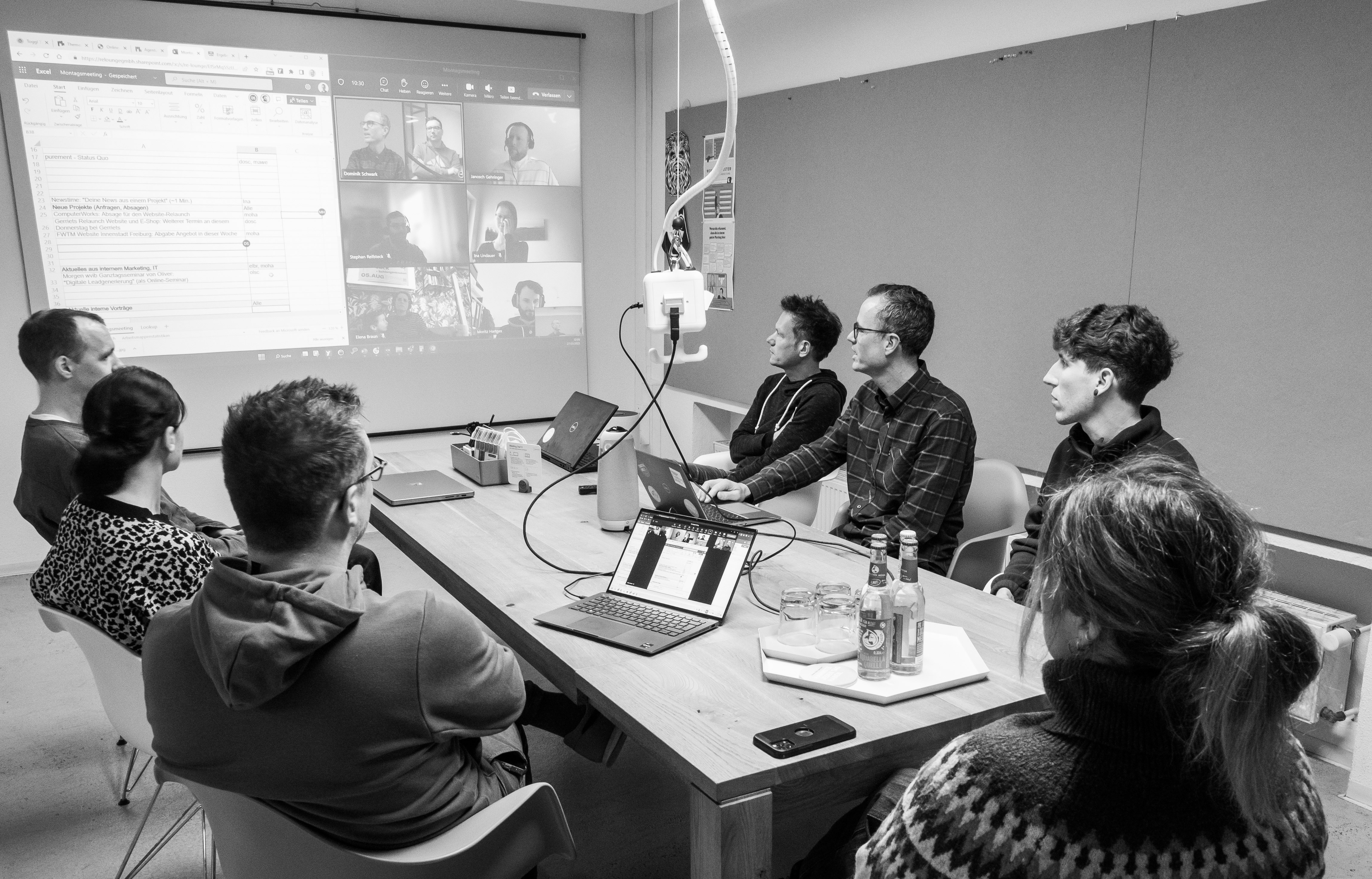 Hybrides Meeting